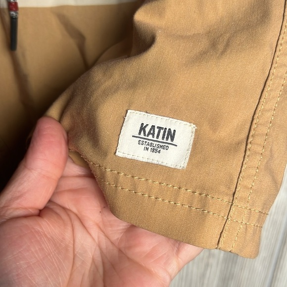 Katin Brown and Tan Board Shorts Quick-Dry Swimwear Duke Boardshorts Size 30 - Picture 2 of 8